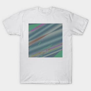 blue grey abstract texture design T-Shirt